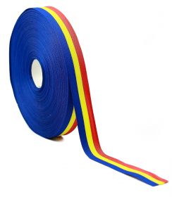 Tricolor Tape and Cord - Three Color Ribbon, width 20 mm (50 m/roll)