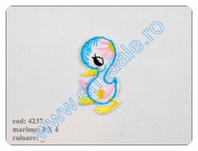 Embleme Termoadezive M131 (12 buc/pachet) Culoare: Rosu Embleme Termoadezive 4237 (12 bucati/pachet)