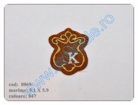 Embleme Termoadezive M4233 (12 bucati/pachet) Embleme Termoadezive 8069 (12 bucati/pachet) Culoare: 847