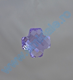 Oferta Speciala Pandantive Swarovski Elements 6862, Marimea: 28mm, Culoare: Violet (24 buc/pachet)