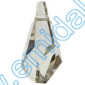 Oferta Speciala Pandantive Swarovski Elements 6015, Marimea: 50mm, Culoare: Crystal Silvershade (6 buc/pachet)