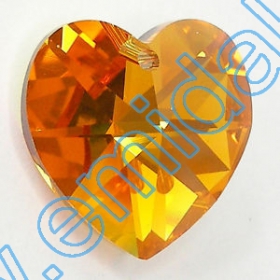 Oferta Speciala Pandantive Swarovski Elements 6202, Marimea: 18x17.5mm, Culoare: Topaz AB (72 buc/pachet)