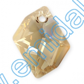 Oferta Speciala Pandantive Swarovski Elements 6680, Marimea: 20mm, Culoare: Crystal Golden Shadow (72 buc/pachet)