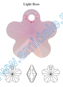 Cristale fara Adeziv 2035, Marimea: 30 mm, Culoare: Crystal Bermuda Blue (12 buc/pachet) Pandantive Swarovski Elements 6744, Marimea: 14mm, Culoare: Light Rose (144 buc/pachet)