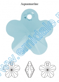 Cristale de Lipit 2797, Marimea: 10x5 mm, Culoare: Light Rose (180 buc/pachet) Pandantive Swarovski Elements 6744, Marimea: 14mm, Culoare: Aquamarine (144 buc/pachet)