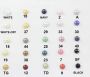 Plastic Buttons H836, Size 18 (100 pcs/pack) - 2