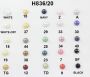 Plastic Buttons H836, Size 18 (100 pcs/pack) - 2