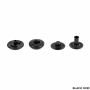 Snap Buttons, 15 mm, Nickel, Antic-brass, Black-oxid (1.000 sets/pack) - 3