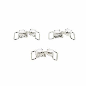 Clips Bretele, 20 mm (10 buc/pachet) - Catarame Metalice, lungime 2,2 cm (12 perechi/punga)Cod: N12536