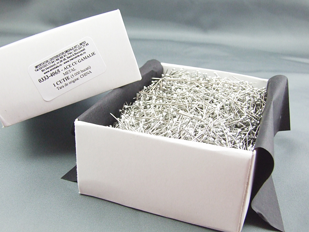 Dressmaking Pins, Lenght 25mm (5000 pcs/box),Code: 0333-4065