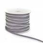 Reflective Piping / Bias Cord Tape, width 10 mm, Grey (65.80 m/roll)  - 1