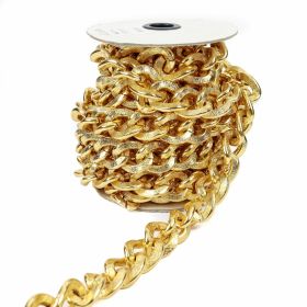  Lanturi decorative metalice - Lant Ornamental Auriu (5 m/rola) Cod: L6007