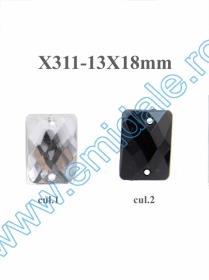 Strasuri X169, Marimea 8x13 mm (100 buc/punga) - Strasuri X311, Marime 13x18 mm (100 buc/punga)