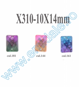 Strasuri de Cusut - Strasuri X310, Marime 10x14 mm (100 bucati/punga)