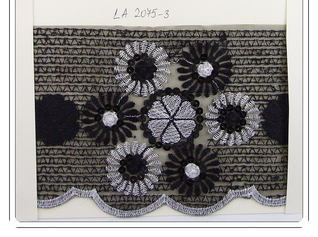 TRim/Border LA2075 Black (1 m/roll)