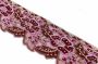Pasmanterie cu Fir Metalic si Strasuri, latime 7.5 cm (1 m/rola)Cod:  LA1071 - 2