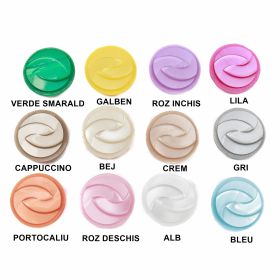 Nasturi Plastic cu Picior BG1-8, Marimea 36 (100 buc/pachet) - Nasturi cu Picior 0311-1349, Marimea 32 (100 buc/pachet)