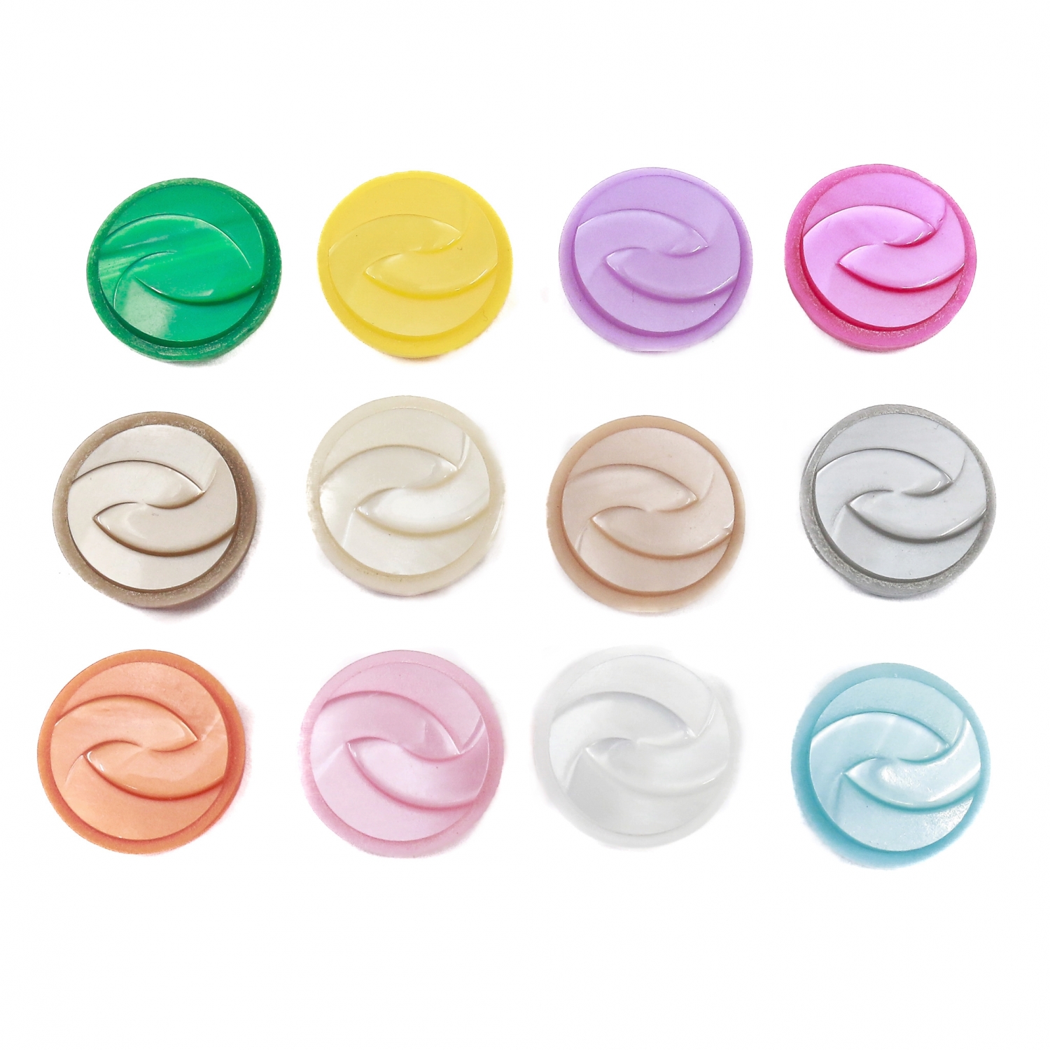 Plastic Buttons 0311-1349, Size 40 (100 pcs/pack)