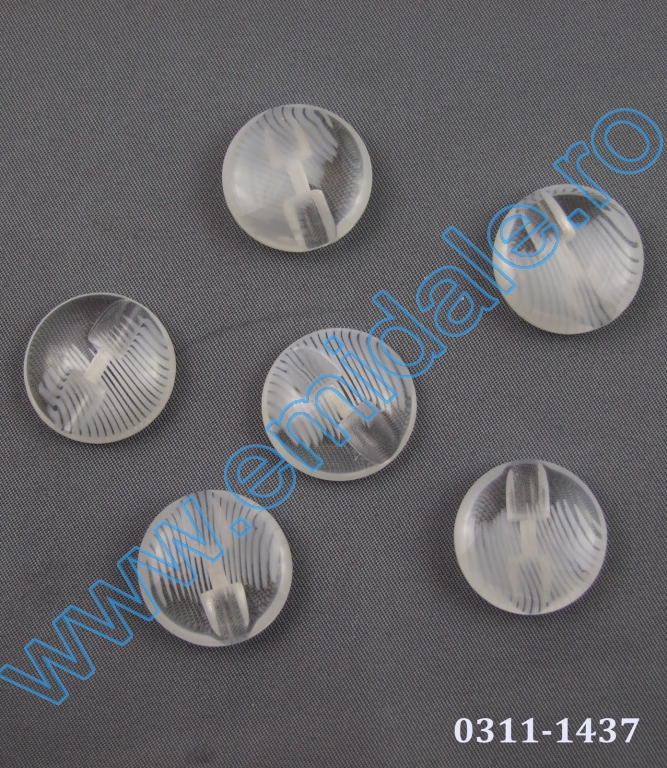 Plastic Buttons 0311-1437, Size 24 (100 pcs/pack)