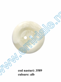 Nasturi Plastic cu Doua Gauri 0312-0111/48 (100 bucati/punga) Culoare: Maro - Nasturi cu Doua Gauri 3589/48 (50 buc/punga)