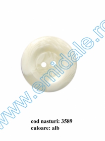 Nasture Plastic cu Picior 0311-1701/24 (100 bucati/punga) - Nasturi cu Doua Gauri 3589/54 (25 buc/punga)