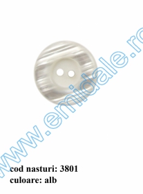 4 Holes Buttons 0313-1300/40 (100 pcs/pack) Color: White, Black - 2 Holes Buttons 3801/40 (50 pcs/pack)