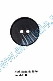 4 Holes Buttons 0313-1629/36 (100 pcs/pack) Color: White, Black - 2 Holes Buttons 3890/40 (50 pcs/pack)