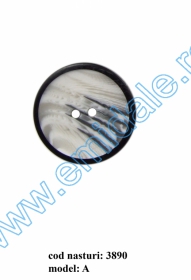 Plastic Shank Buttons, Size: 28L (100 pcs/pack)Code: A448/28 - 2 Holes Buttons 3890/48 (50 pcs/pack)