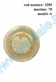 Nasturi cu Picior H1400, Marimea 40 (100 buc/pachet) Nasturi cu Picior 3205, Marimea 70, Model A (10 buc/pachet)