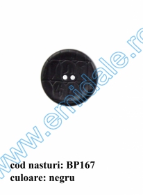 Nasturi Plastic cu Doua Gauri 0315-2129/48 (100 bucati/pachet)  - Nasturi cu Doua Gauri BP167/44 (50 buc/punga)