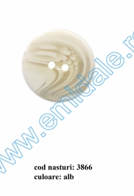 Nasture Plastic 0315-2055/28 (100 bucati/punga) - Nasturi cu Doua Gauri 3866/40 (100 buc/punga)