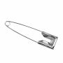 Silver Decorative Safety Pins, 7.3 cm (10pcs/pack) - 3