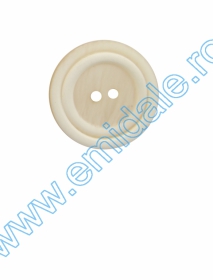 Nasturi Plastic  H1368/24 (100 bucati/pachet) - Nasturi cu Doua Gauri 4113/28 (100 buc/punga)