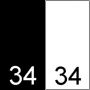 Etichete Tesute Marime: 34 (250 bucati/pachet)   - 1