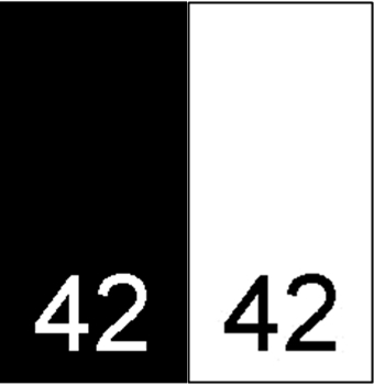 Etichete Tesute Marime: 42 (250 bucati/pachet)