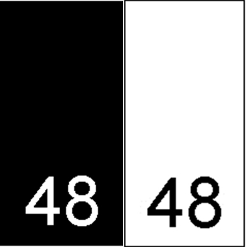 Etichete Tesute Marime: 48 (250 bucati/pachet)