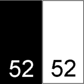 Etichete Tesute Marime: 4XL (250 bucati/pachet) - Etichete Tesute Marime: 52 (250 bucati/pachet) 