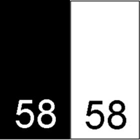 Etichete Tesute Marime: 46 (250 bucati/pachet) - Etichete Tesute Marime: 58 (250 bucati/pachet)