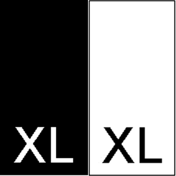 Etichete Tesute Marime: XL (250 bucati/pachet)