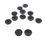 4 Holes Buttons TR43/24, Black (1000 pcs/pack) - 1