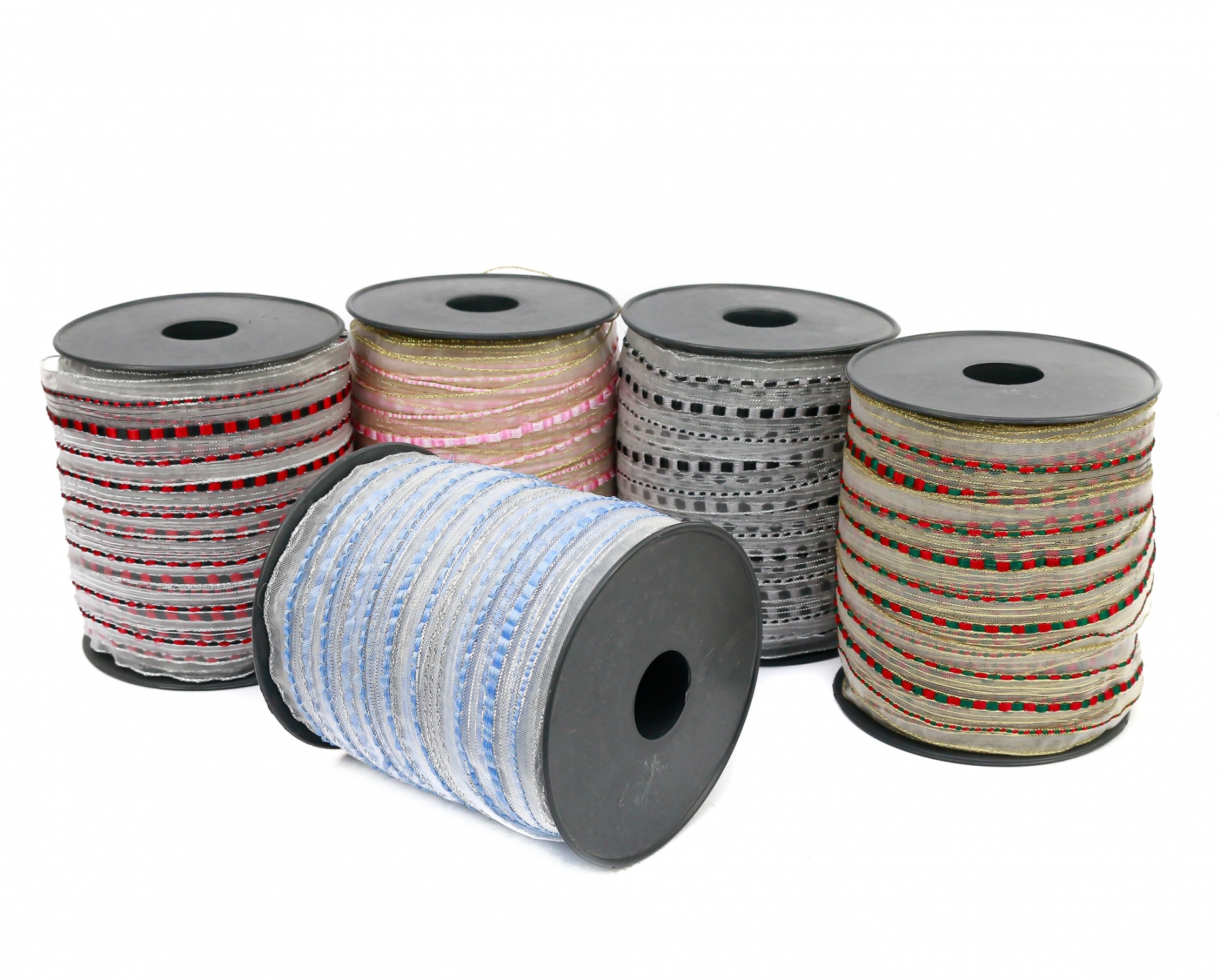 Elastic Decorative Ribbon, width 37 mm (50 m/roll)Code: 1717