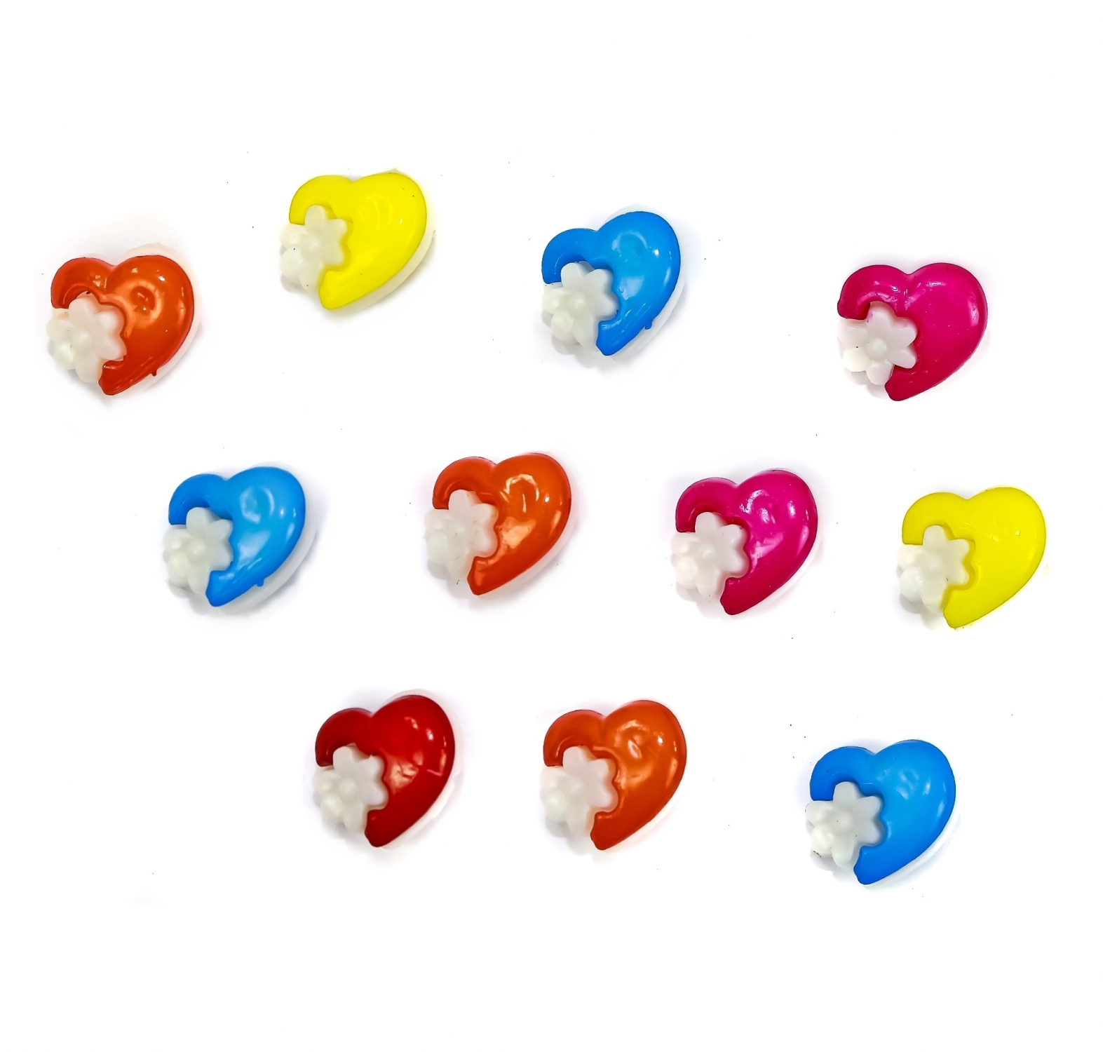 Plastic Buttons 99-HH, Size 24 (25 pcs/pack)