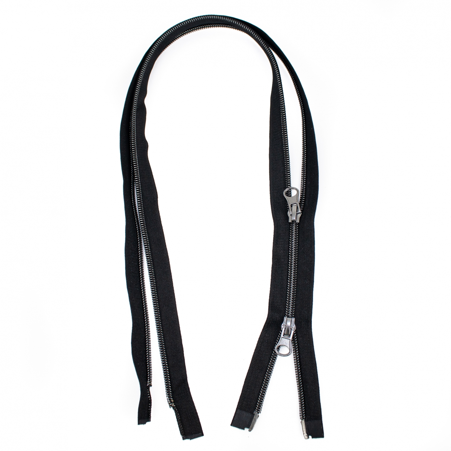 90 cm Nylon Zipper with 2 sliders (50 pcs/pack) - 3