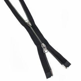 Nylon Zippers with 2 Sliders - 90 cm Nylon Zipper with 2 sliders (50 pcs/pack)