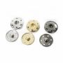 Capse de Cusut din Metal, 23 mm, Gun metal, Auriu, Argintiu (100 perechi/pachet) - 1