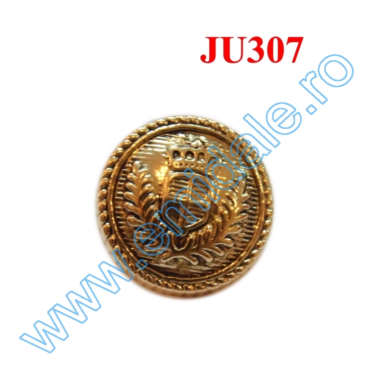 Plastic Buttons JU307, Size 24 (100 pcs/pack) 