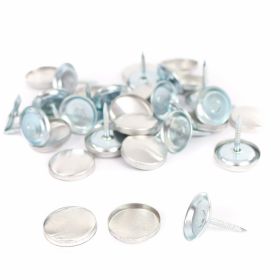 Cover Buttons, Size: Lin 36 (500 sets/pack)  - Upholstery Nails, Size: Lin 32 (500 sets/pack) 