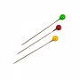 Colored Pearl Head Tailoring Pins, Lenght 38 mm (36 circles/box) - 2