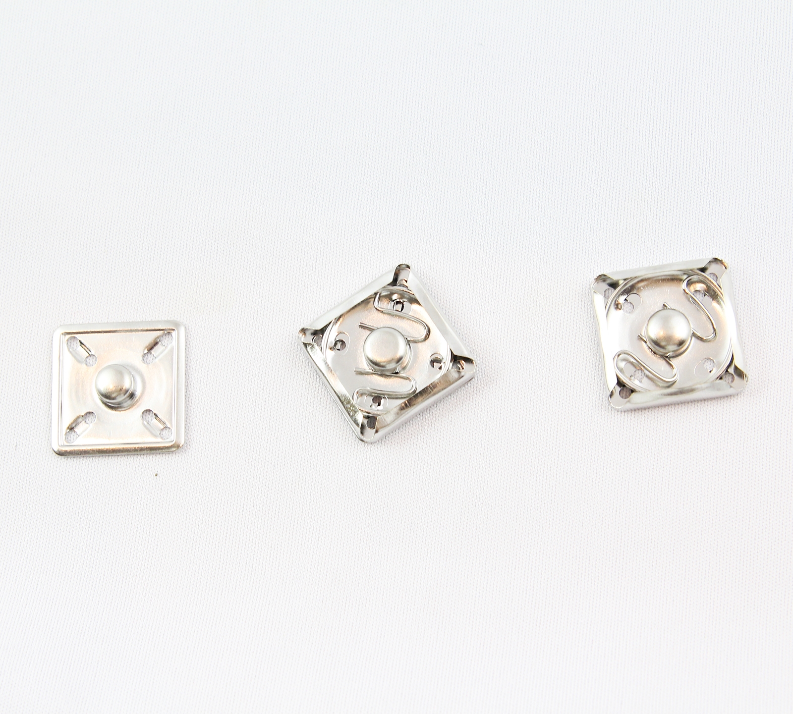 Capse de Cusut din Metal, 22 mm, Nichel, Auriu, Gun-metal (100 seturi/pachet)