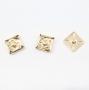 Capse de Cusut din Metal, 22 mm, Nichel, Auriu, Gun-metal (100 seturi/pachet) - 2